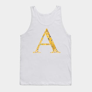 Alpha Sorority Sunflower Sticker Tank Top